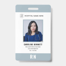 Medisch Verpleegkundige Foto ID | Ziekenhuis Logo 