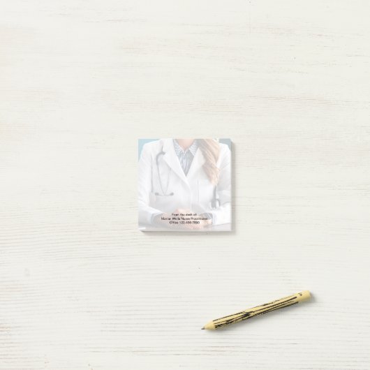 Medisch verpleegkundige Kantoor Post-it® Notes (Op bureau)