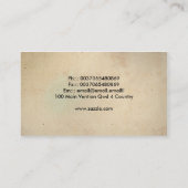 medisch visitekaartje menselijk brein (Achterkant)