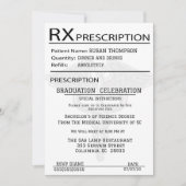 Medisch Voorschrift Pad Graduation Party Kaart (Voorkant)