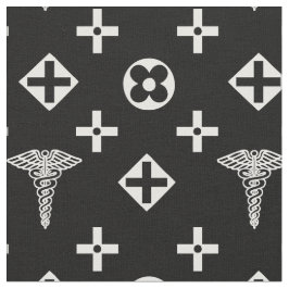 Medisch weefsel. Artsen logo Stof