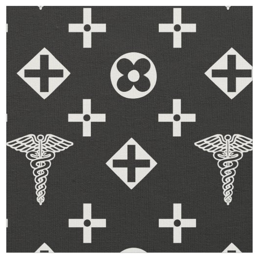 Medisch weefsel. Artsen logo Stof (Close Up)