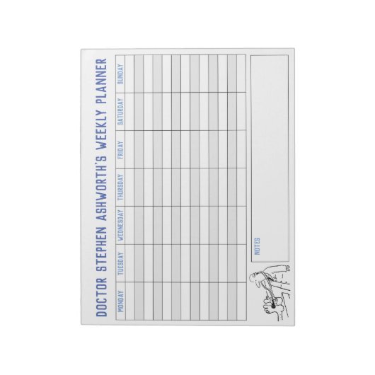 Medisch weekblad. Persoonlijke titel. Notitieblok (Linkerzijde)