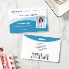 Medisch Ziekenhuis Verpleegster Foto ID-badge met Badge