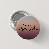 Medisch Ziekteziekenhuis Gezondheidszorg Stethosco Ronde Button 3,2 Cm (Voorkant /achterkant)