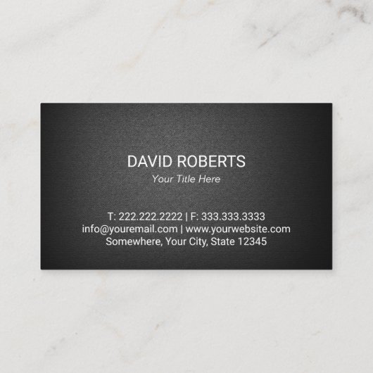 Medisch Zilver Caduceus Elegant Zwart Gezondheidsz Visitekaartje (Achterkant)