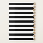 Medisch-zwart-wit monogram planner (Achterkant)