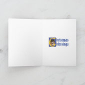 Medische activiteit met corgi-kerstkaart kaart (Binnen)