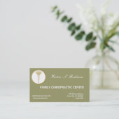 Medische afspraak Dokter Custom Kleur Salie Groen Afsprakenkaartje (Staand voorkant)