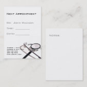 medische afspraakkaart afsprakenkaartje (Voorkant / Achterkant)