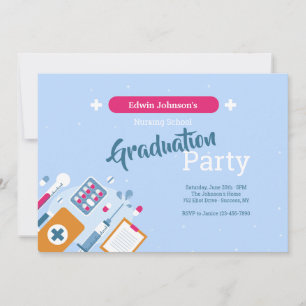 medische afstudeerfeest kaart