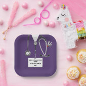 Medische afstudeerfeestje papieren bordje (Feest)