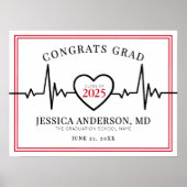 Medische Afstudeerteken Poster (Voorkant)