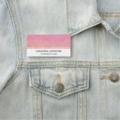 Medische Aide Schattige Peach Pink Blush Stijlvol  Naamplaatje (In situ)