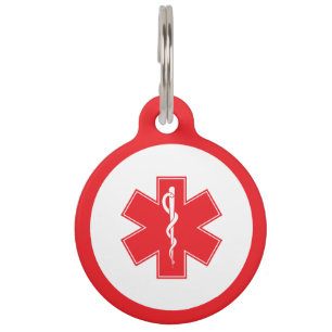 Medische Alarm Pet Tag Huisdierpenning