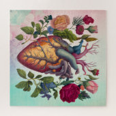  Medische Anatomie Hartbloem Doctor Legpuzzel (Horizontaal)