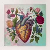  Medische Anatomie Hartbloem Doctor Legpuzzel (Verticaal)