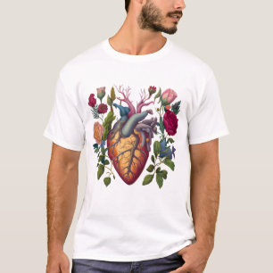  Medische Anatomie Hartbloem Doctor T-shirt