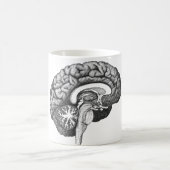 medische anatomie illustratie menselijk brein koffiemok (Center)