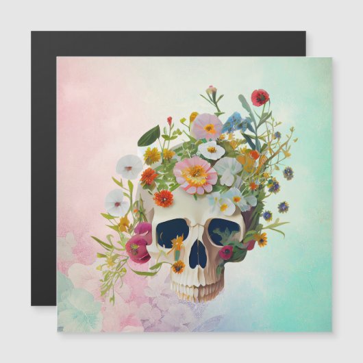 medische anatomie schedel bloemendokter (Voorkant / Achterkant)