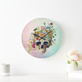  medische anatomie schedel bloemendokter grote klok (Huis)