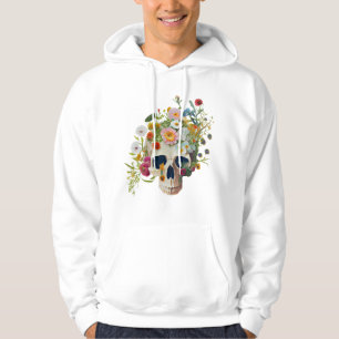  medische anatomie schedel bloemendokter hoodie