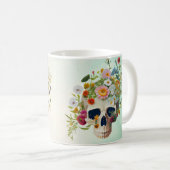  medische anatomie schedel bloemendokter koffiemok (Voorkant rechts)