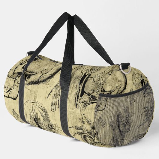 Medische Anatomie Skulls Duffle Bag Plunjezak (Rechterhoek)