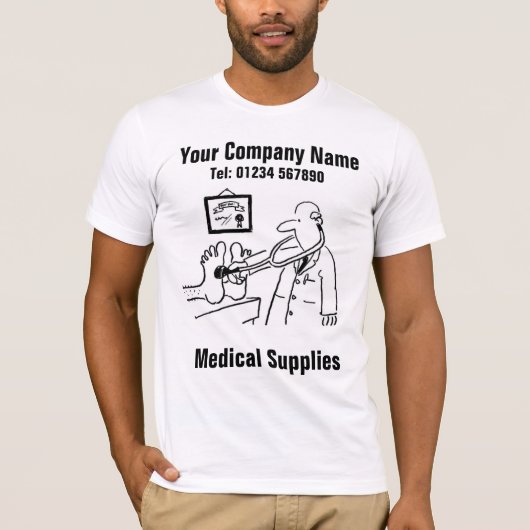 Medische apparatuur en medische apparatuur Cartoon T-shirt (Voorkant)