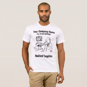 Medische apparatuur en medische apparatuur Cartoon T-shirt (Voorkant volledig)
