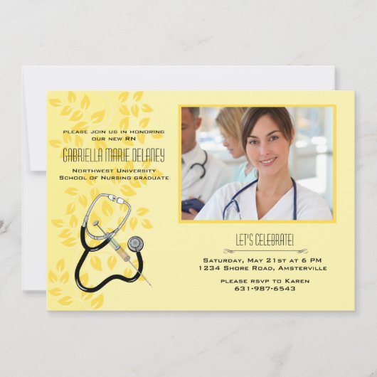 Medische apparatuur Fotouitnodiging Kaart (Voorkant)