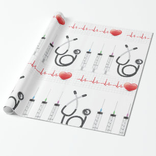 Medische apparatuur Hartslag Gezondheidszorg Cadeaupapier