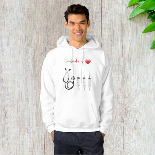 Medische apparatuur Hartslag Gezondheidszorg Hoodie
