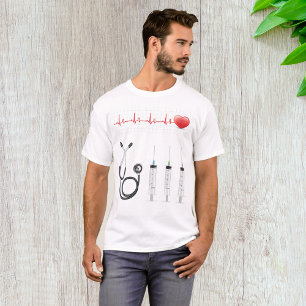 Medische apparatuur Hartslag Gezondheidszorg T-shirt