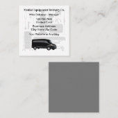 Medische apparatuur Koerier Driver Vierkante Visitekaartje (Voorkant / Achterkant)