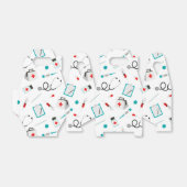 medische apparatuur patroon verpleger Artsen doos Bedankdoosjes (Uitgevouwen)