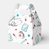 medische apparatuur patroon verpleger Artsen doos Bedankdoosjes (Voorkant Zijde)