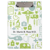 Medische arts - Aangepast klembord (Voorkant)