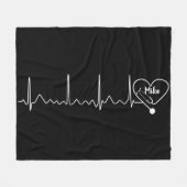 Medische arts Aangepaste kleur op maat Fleece Deken (Voorkant (Horizontaal))