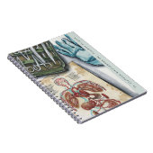 Medische arts chirurgische Waterverf Monogram Notitieboek (Rechterzijde)