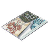 Medische arts chirurgische Waterverf Monogram Notitieboek (Linkerzijde)