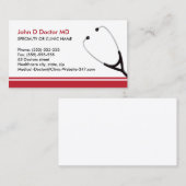 Medische arts of visitekaartjes in de gezondheidsz (Voorkant / Achterkant)