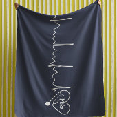 Medische arts Verpleegkundige Aangepaste Kleur Gep Sherpa Deken