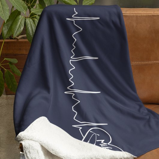 Medische arts Verpleegkundige Aangepaste Kleur Gep Sherpa Deken