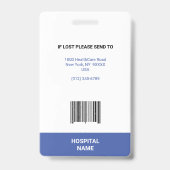 MEDISCHE ARTS VERZEKERING VAN DE VERZEKERING BADGE (Achterkant)