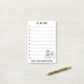 Medische Artsen Gezondheidscentrum aan Persoonlijk Post-it® Notes (Op bureau)