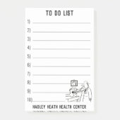 Medische Artsen Gezondheidscentrum aan Persoonlijk Post-it® Notes (Voorkant)