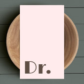 Medische Artsen Gezondheidszorg Schoon Lichtroze Visitekaartje