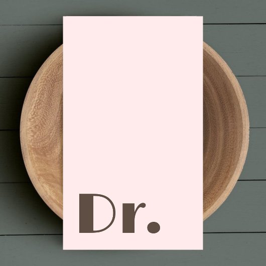 Medische Artsen Gezondheidszorg Schoon Lichtroze Visitekaartje