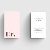 Medische Artsen Gezondheidszorg Schoon Lichtroze Visitekaartje